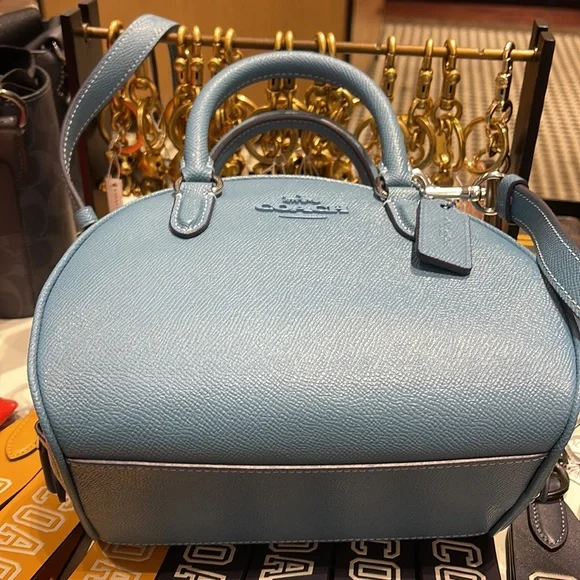 Coach Sydney Satchel 
SV/Pacific Blue - Picture 11 of 16